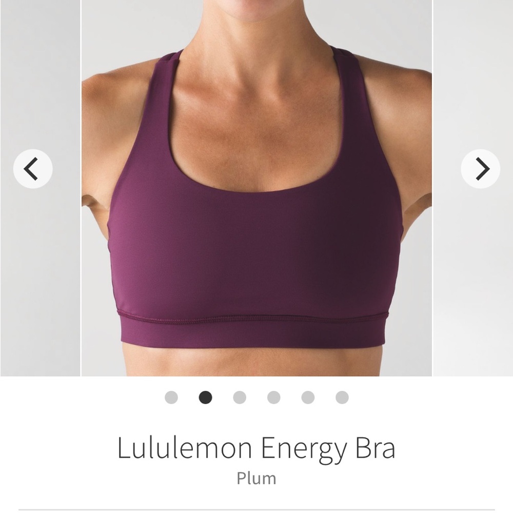 Lululemon Energy Bra
Plum Women's Purple Sports Bra
